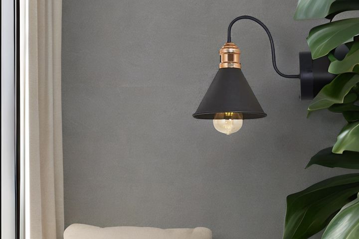 Apliqa Serenity Wandlamp, Zwart