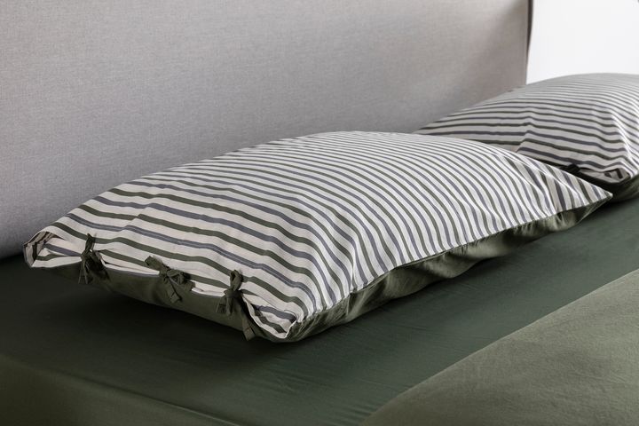 Luna Cosy Dubbelzijdige Beddengoedset, 3 Stuks, 200x220 cm, Kaki