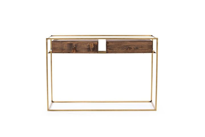 Wychwood Consoletafel met Lades, Walnoot