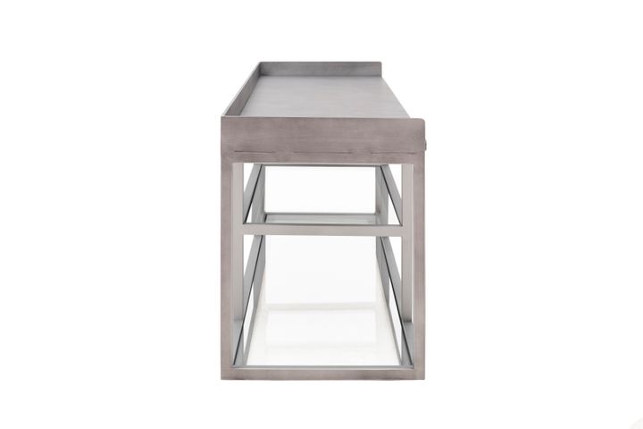 Lola Tv-Meubel, Zilver, 140 Cm