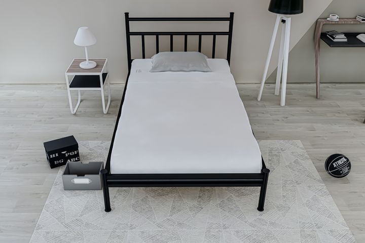 Lima Bedframe, 90x190 cm, Zwart