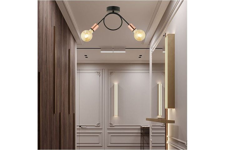 Apliqa Cross Fell Moderne Hanglamp met Lampjes, Koper