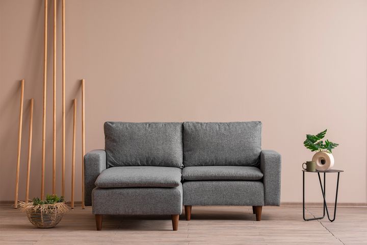 Pafu Lungo Mini-Hoekbank, Grijs