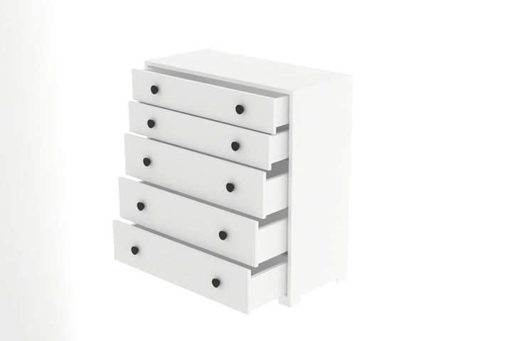 Tustin Chest of Drawers, White