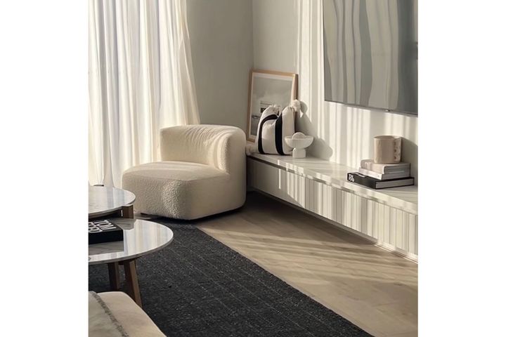 Milan Teddy Fauteuil, Wit