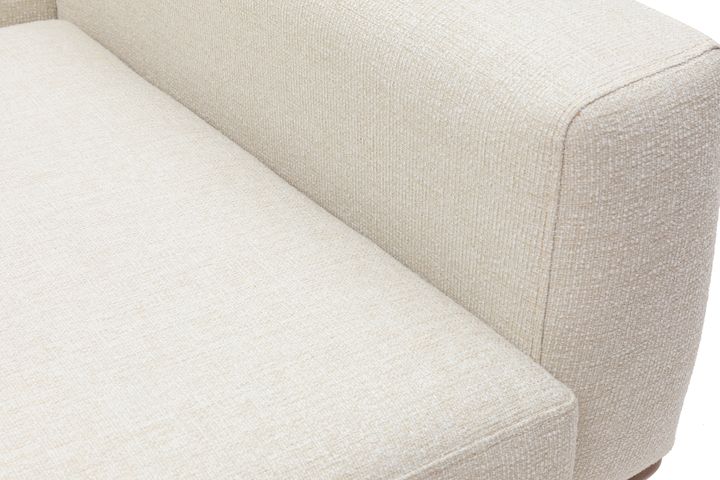 Natur 3-Zitsbank, Creme (Kleurkeuze Stof In Showroom)