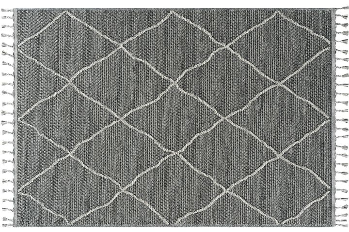 Elite Elle Machinetapijt, 80x250 cm, Grijs, 02