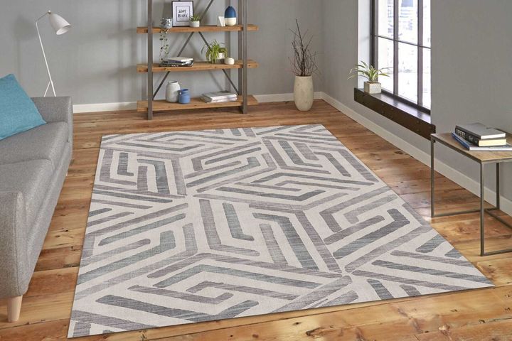 Aida Tampere Machinetapijt, 80x150 cm, Veelkleurig