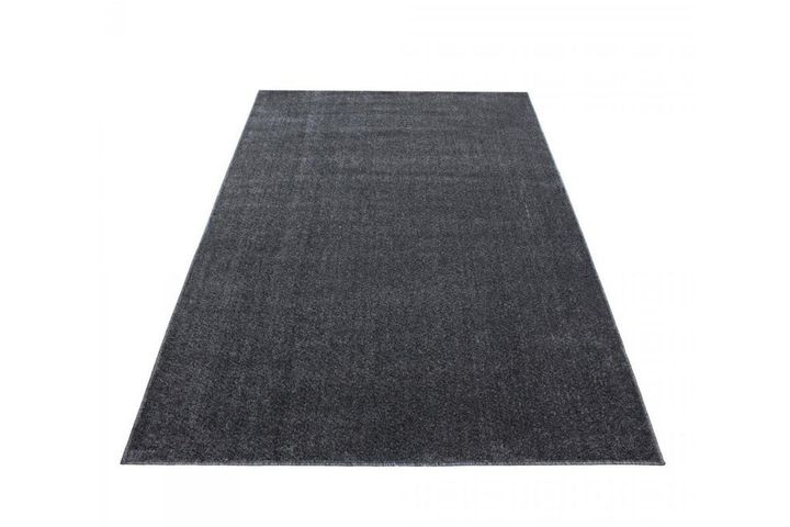 Šedý koberec s krátkým vlasem a moderním vzorem, 200 x 290 cm