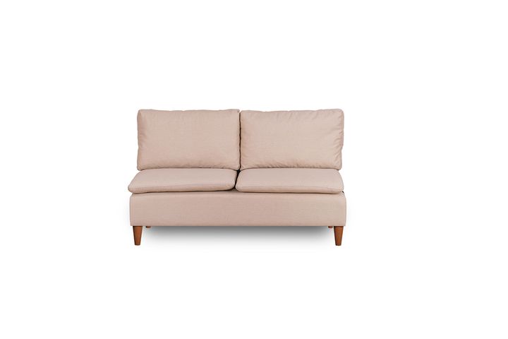 Pafu Lungo 2-Zits Armloze Bank, Creme