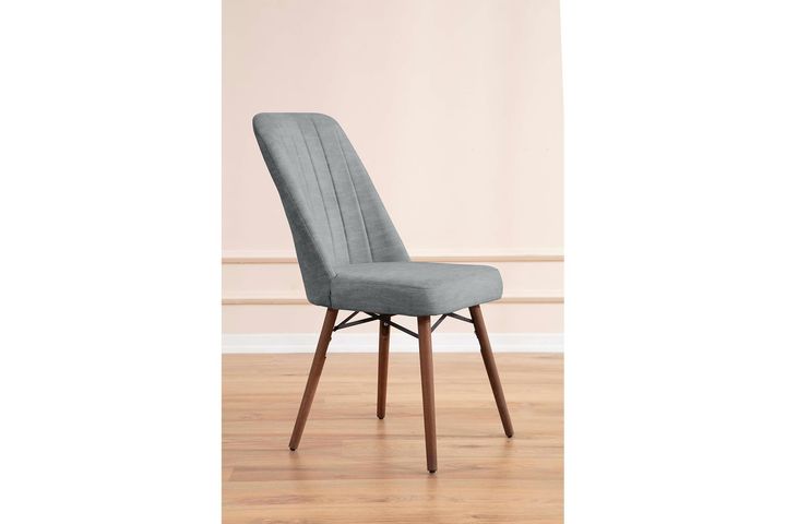 Lydiana Eettafelset voor 6 Personen, 130x80 cm, Grijs