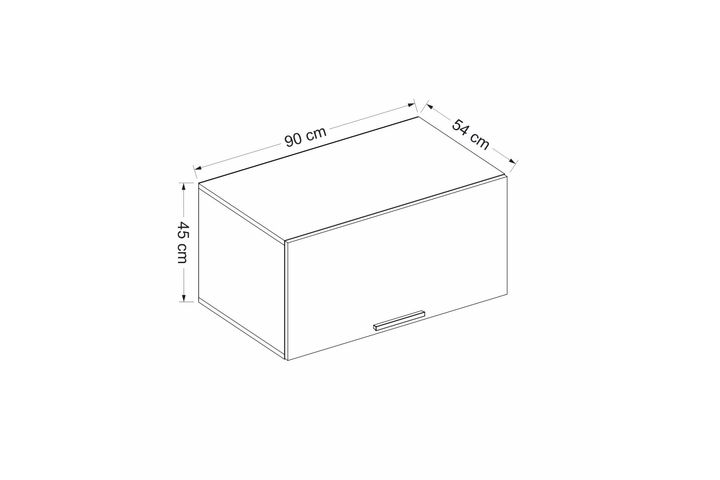 Tideway Bovenkast, 90 cm, Wit
