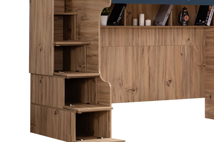 Renna Stapelbed met Kast & Bureau, 90x190 cm