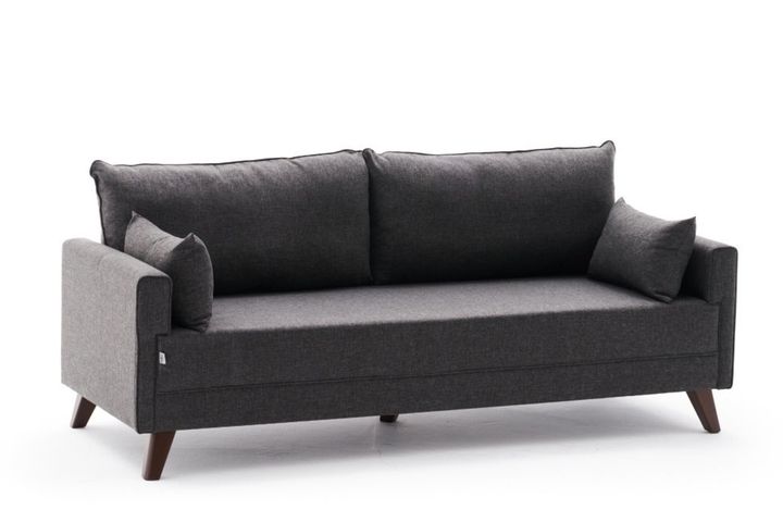 Bella Soft 3-Zitsbank, Antraciet