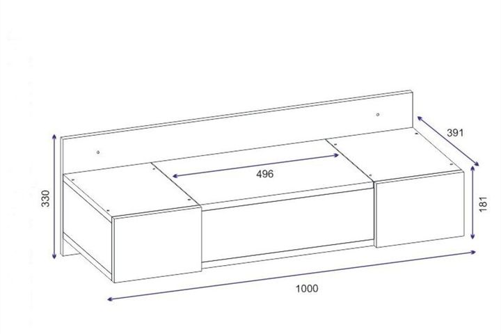Arnetti Massarosa Make-up Tafel, Eik