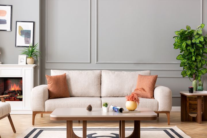 Gabon 3-Zitsbank (Kleurkeuze Stof In Showroom)