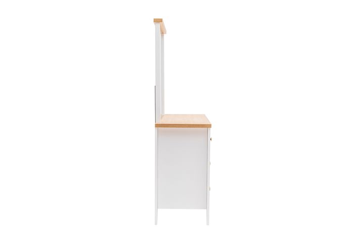 Lora Chest of Drawers & Mirror, White