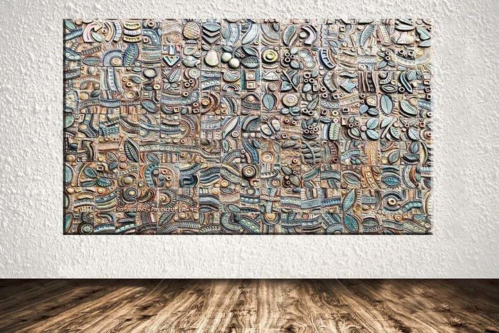 Rime Art Print, 100 x 140 cm