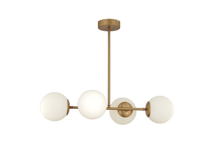 Apliqa Lema 4-Light Chandelier, Brass
