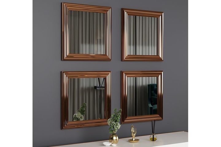 Mone Spiegelset, 4 Stuks, Brons