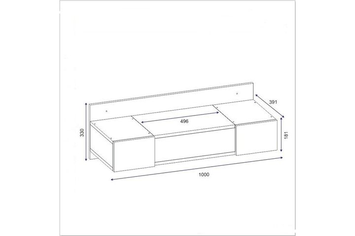 Arnetti Massarosa Make-up Tafel, Wit