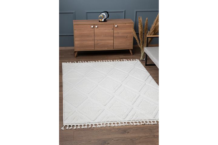 Mariesse Machinetapijt, 200x290 cm, Wit