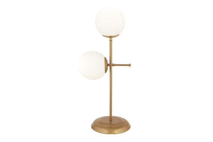 Gael Retro Tafellamp, Mat Goud