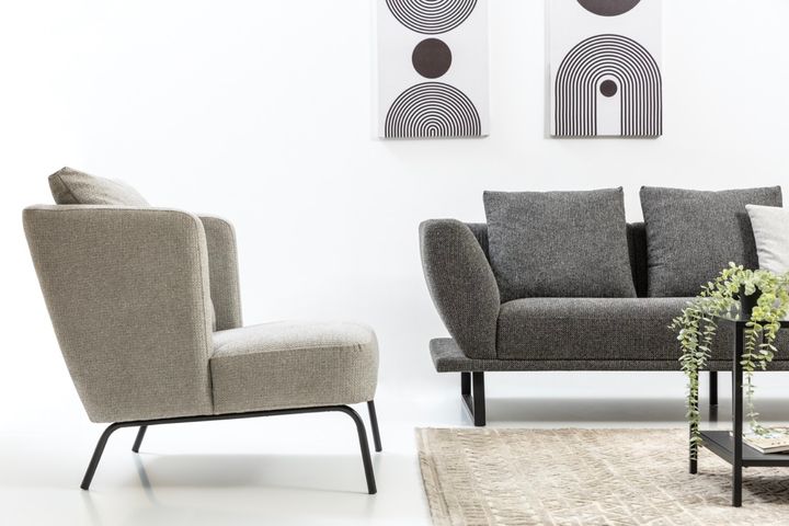 Stoere Fauteuil, Creme