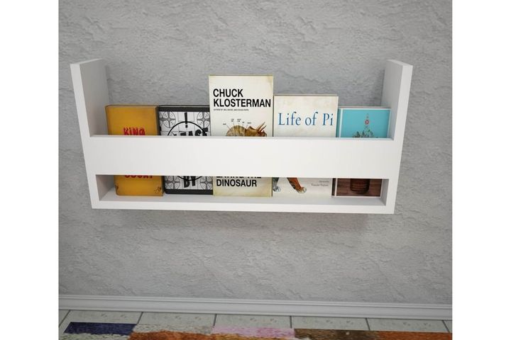 Dream Children's Montessori Wall Mounted Bookcase, White