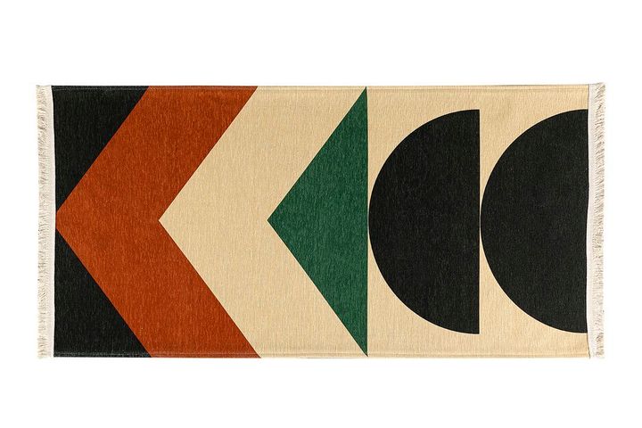 Atlanta Colour Block Woven Rug, 75 x 150 cm, Multi