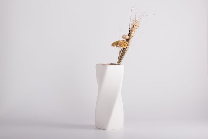 Spiral Grote Vaas, Wit