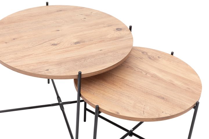 Aberdare Duo Coffee Table, Light Wood