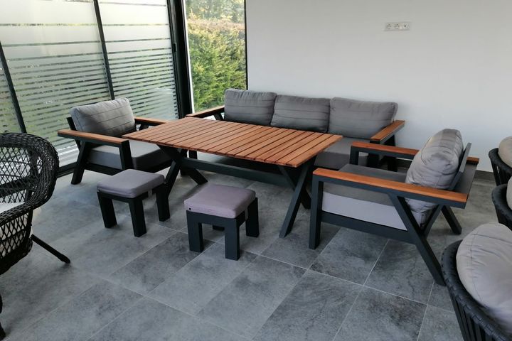 Daisy Tuinloungeset, Antraciet