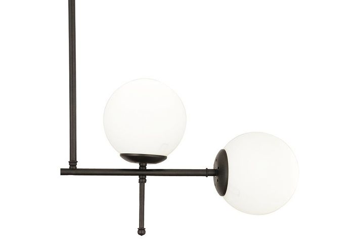 Apliqa Gael Vier Kroonluchter, Zwart