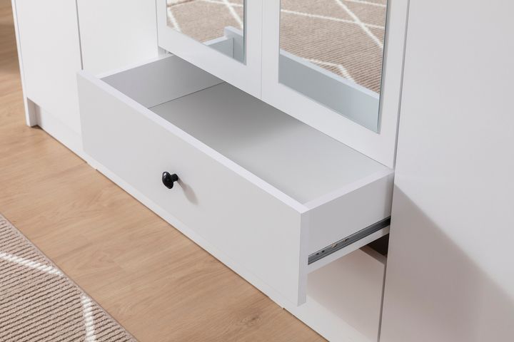 Metalia Lux Kledingkast met 6 Deuren en 2 Lades