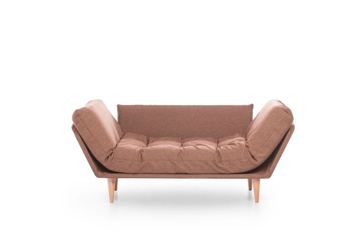 Futon Nina 2-Zitsbank, Lichtbruin