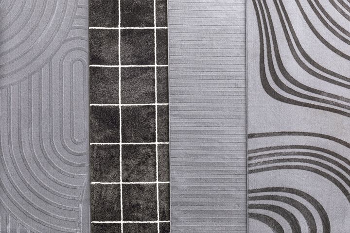 Shoda Machinetapijt, 120x180 cm, Grijs