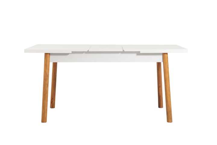 Stormi Uitschuifbare Keukentafel, Wit & Pijnboom