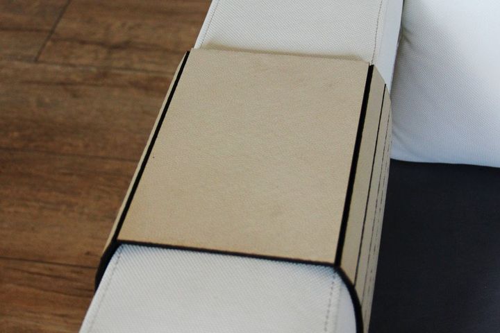 Elbow Sofa Arm Tray, Cream