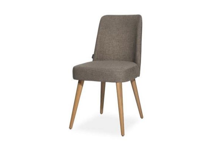 Puffy Dining Chair, Mocha