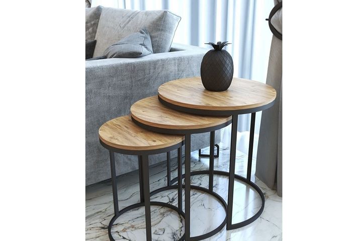 Tubihome Bijzettafelset, Rond