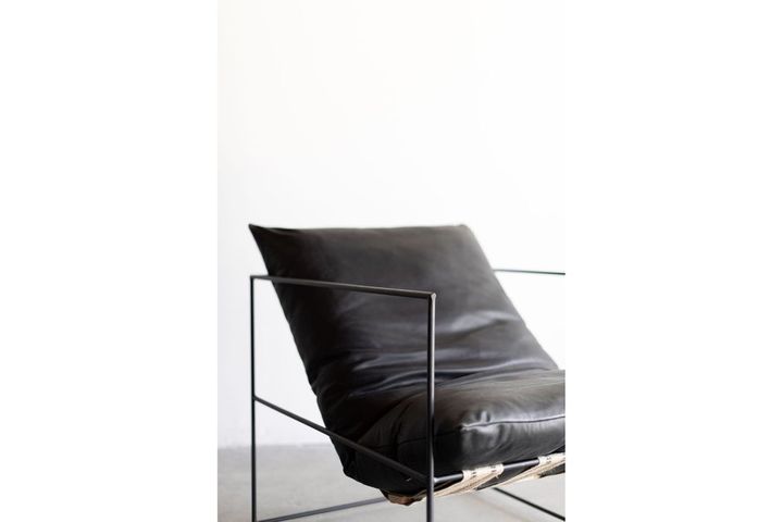 Sohomanje Franklin Echtleren Fauteuil, Zwart