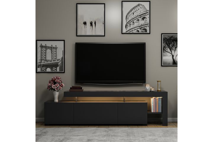 Belice TV Unit, 192 cm, Grey