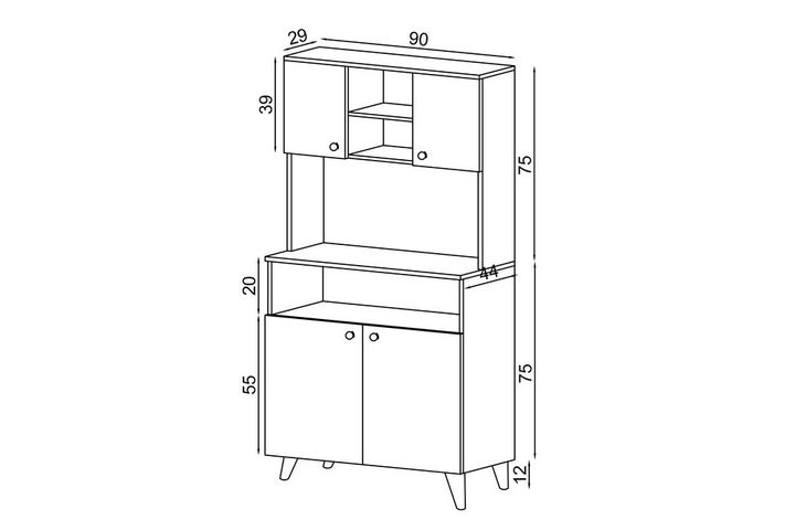 Salina Multifunctionele Keukenkast
