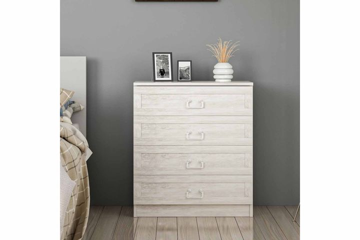 Tideway Ladekast, Wit en Beige