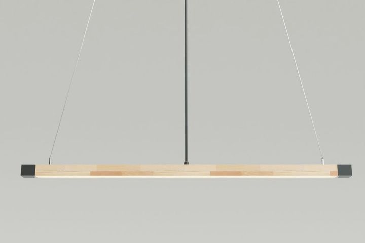 Diverse Lineer 1-Light Pendant, Black