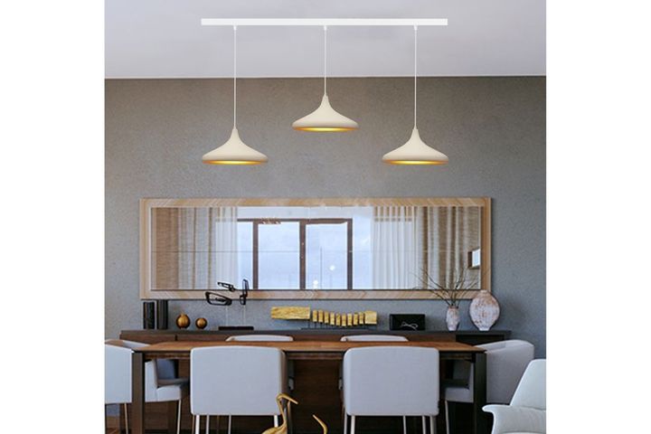 Bellezza Champion Hanglamp met 3 Lampjes, Wit