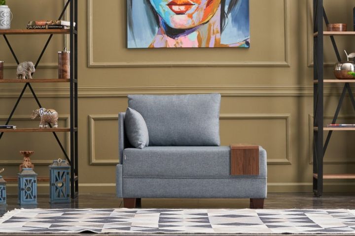 Fly Fauteuil, Links, Blauw