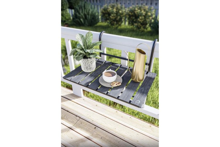 Bino Opklapbare Tuintafel, Grijs