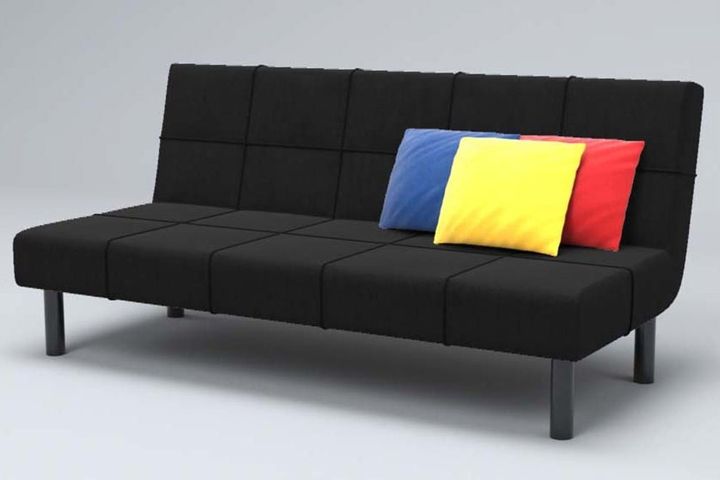 Tagernsee 2-Sitzer Sofa, Schwarz